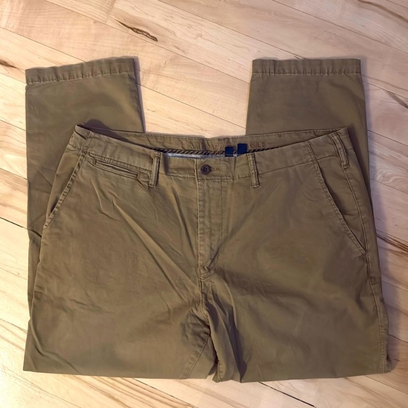 NWOT Men’s American Eagle Original Straight Lived In Khaki Pants - Picture 1 of 4